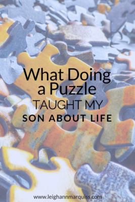 What Doing a Puzzle Taught My Son About Life