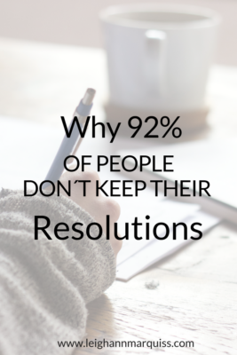 Why 92% of People Don´t Keep Their Resolutions