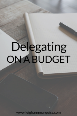 Delegating on a Budget