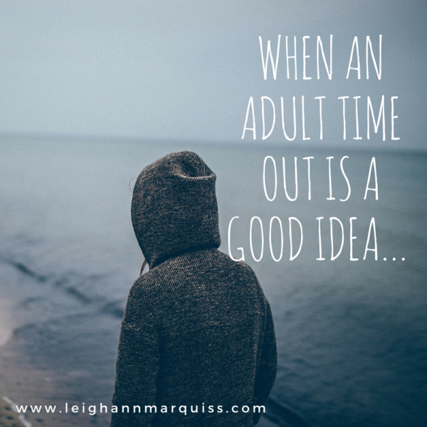 When an Adult time out is a good idea...