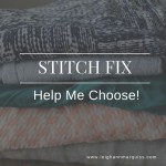 Stitch Fix : Help me choose!